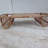 Rattan coffee table