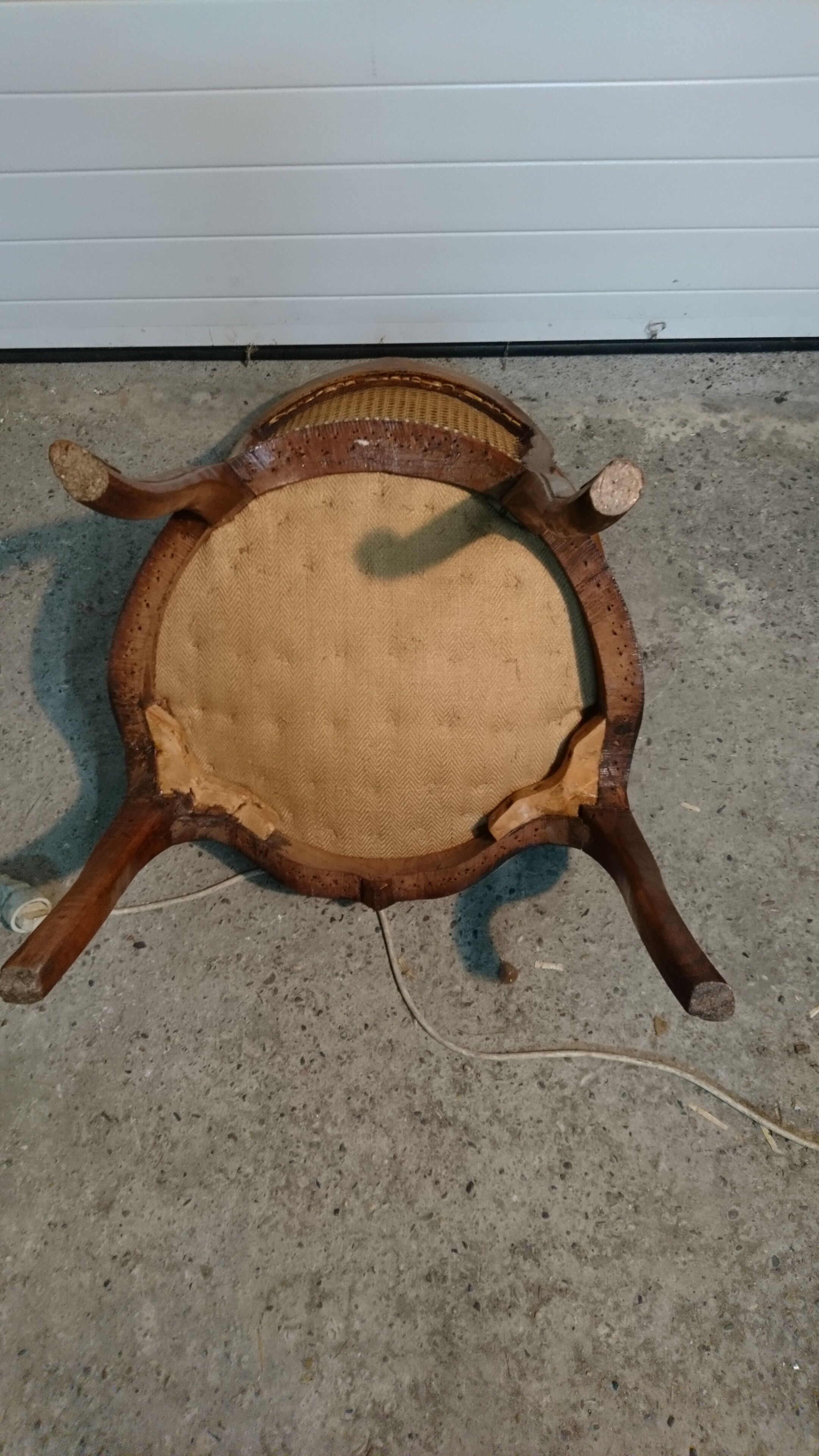 Louis XV period office armchair