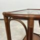 Bamboo side table in Mid-Century Modern style by Gervasoni
