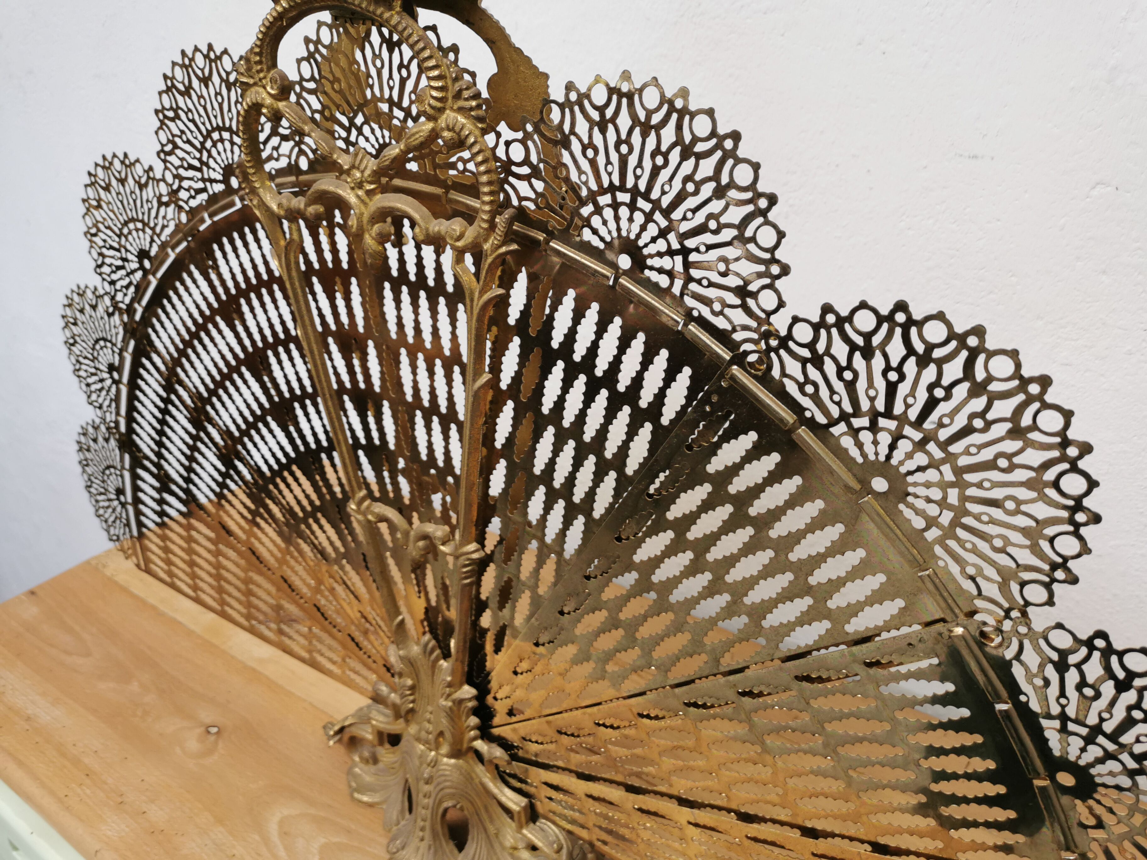 Fire firewall fan peacock bronze