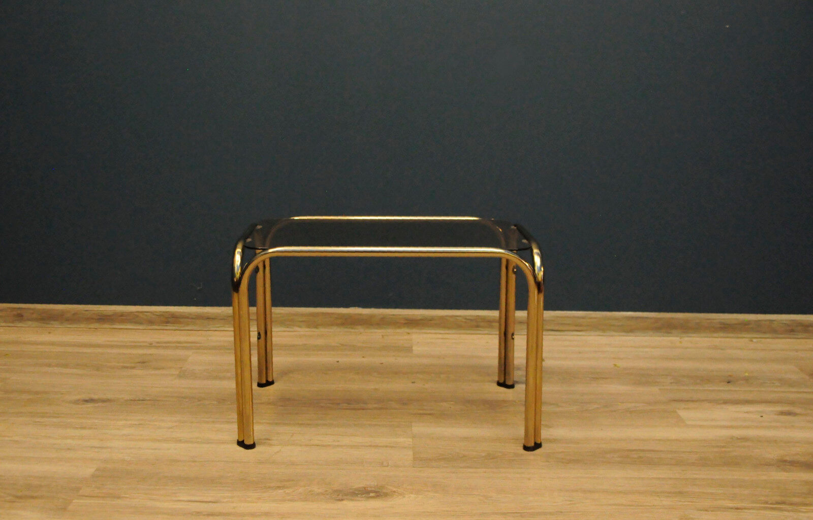 Coffee Table, Smoked Glass and Chrome