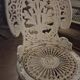 Pair of antique openwork aluminum garden chairs – Victorian style