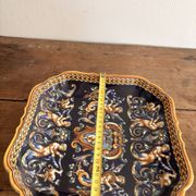 Assiette Plat Coupe Corbeille Faïence Gien Modèle Renaissance Ange Angelot
