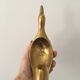 Zoomorphic brass duck ashtray