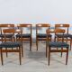 Mid-century Danish teak chairs from Farsö Stolefabrik, Denmark, set of 6