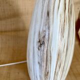 Ceramic lamp, 2M fabric cable, cotton shade