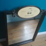 Mirror metal sign perfume