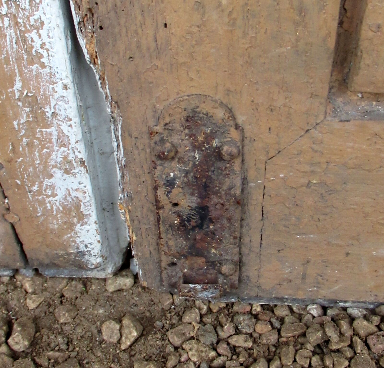 Paire de portes xviiième, de façade murale en chêne
