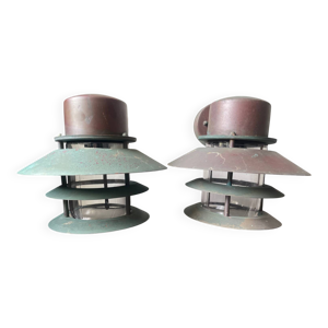 Paire d'appliques murales