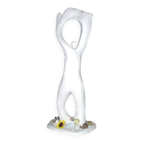 Sculpture en céramique contemporaine