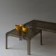 Smoked plastic coffee tables 1970
