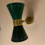 Wall lamp diabolo duck green