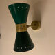 Applique murale diabolo vert canard
