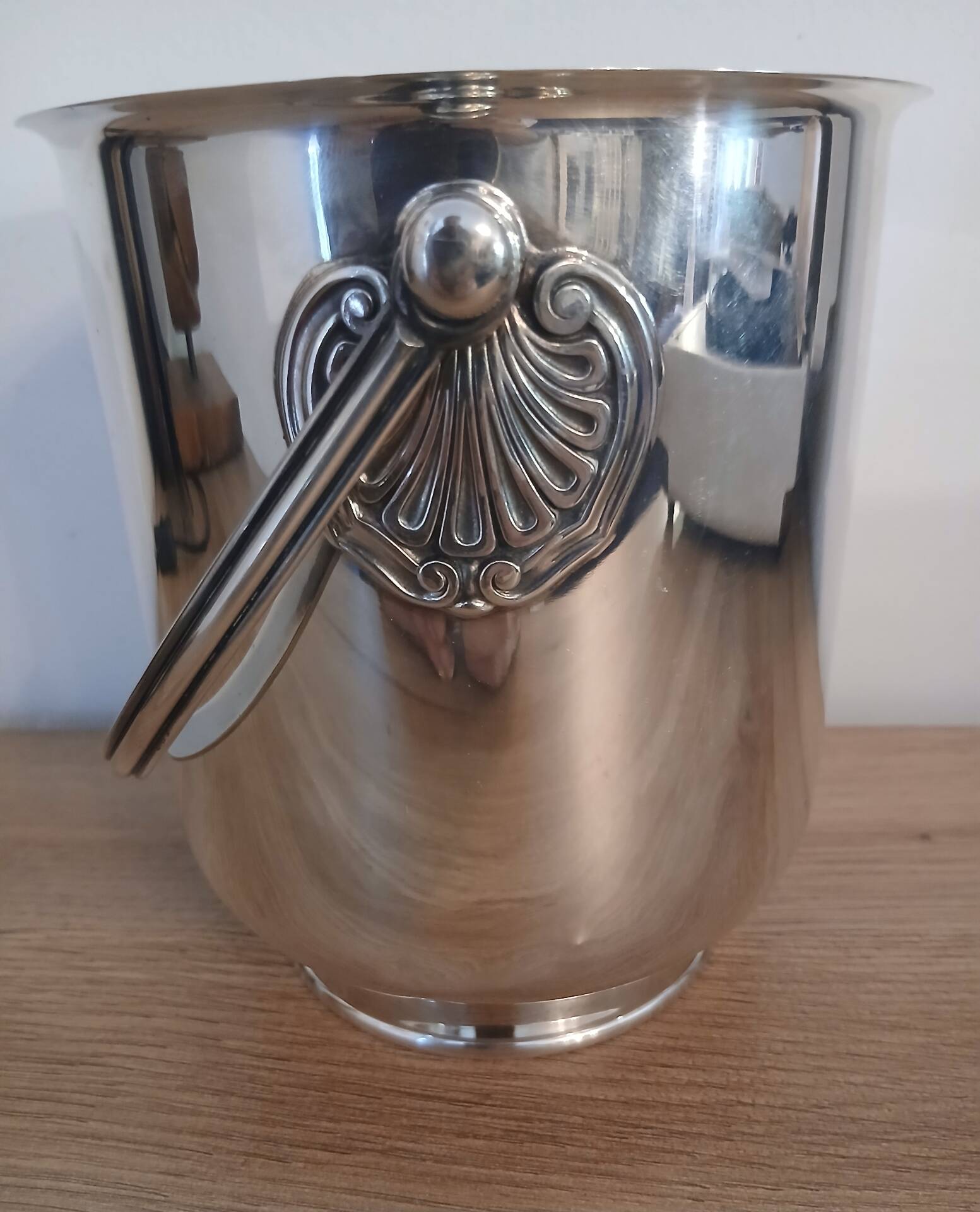 Christofle silver-plated metal ice bucket