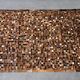 Tapis en cuir de vache vintage en patchwork, années 1970
