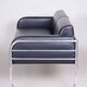 Bauhaus Sofa in Chrome and Leather by Vichr a Spol, Czech, 1930s