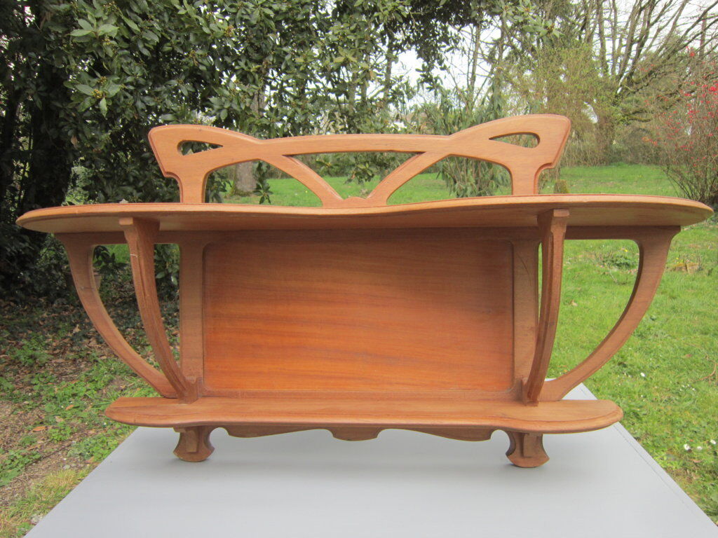 Art nouveau wall shelf