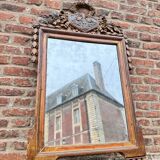 Louis XVI XVIII Eme Century Golden Wood Mirror