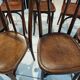 Suite de 8 chaises de bistrot vintage dépareillées Baumann,luterma ,fischel...