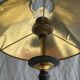 Vintage green and gold table lamp H60 D30