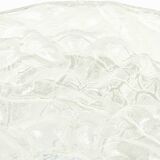 Large Mid-Century Modern Murano Ice Glass Flush Mount from Doria, 1960s