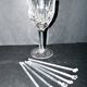 Set of 6 spoons in old blown glass - Eco agitator straws