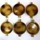 Vintage service plates and serving trays, 39 pieces, silk-screened.