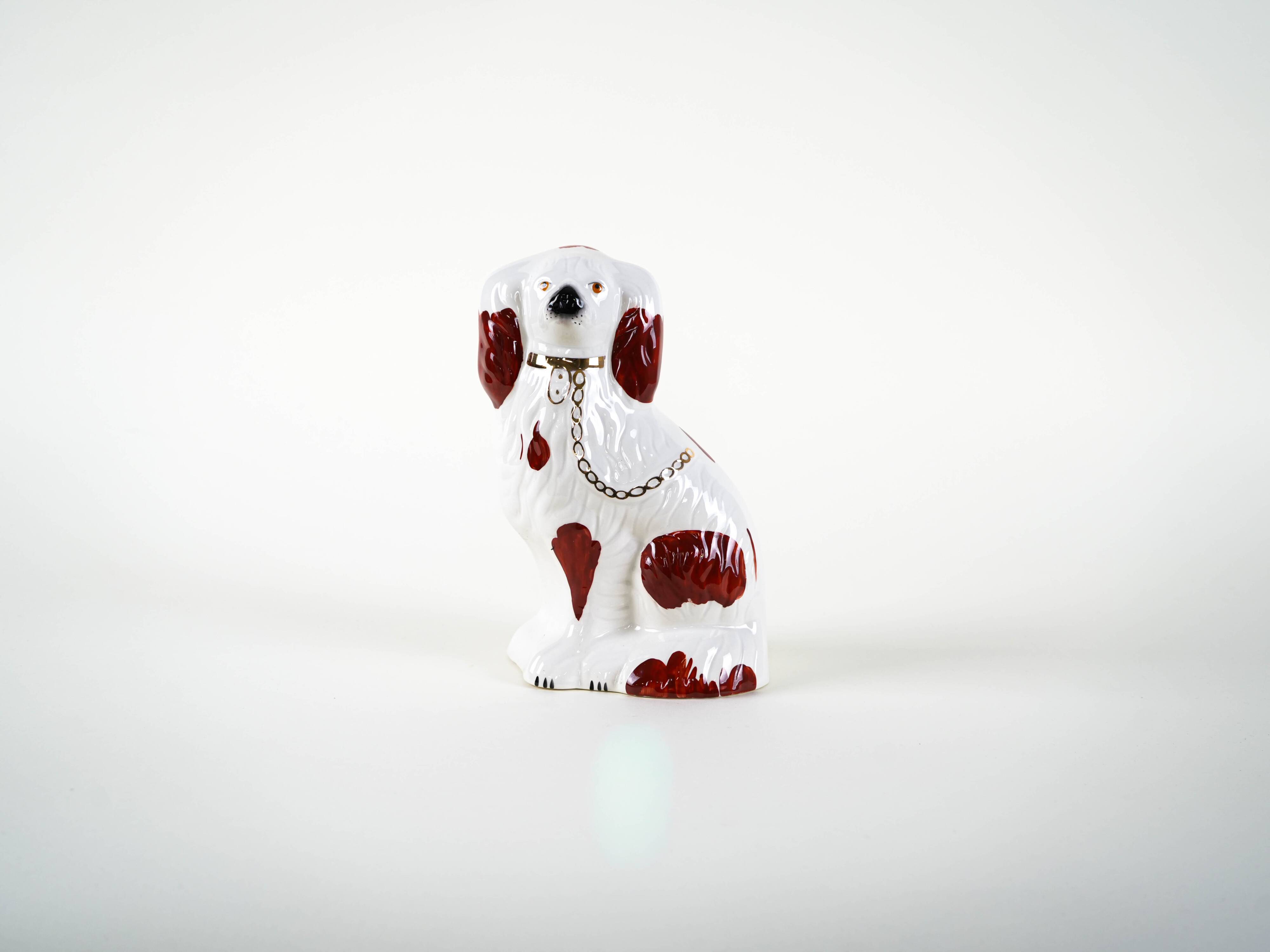Figurine de chien en céramique, design anglais, années 1960, production : beswick england