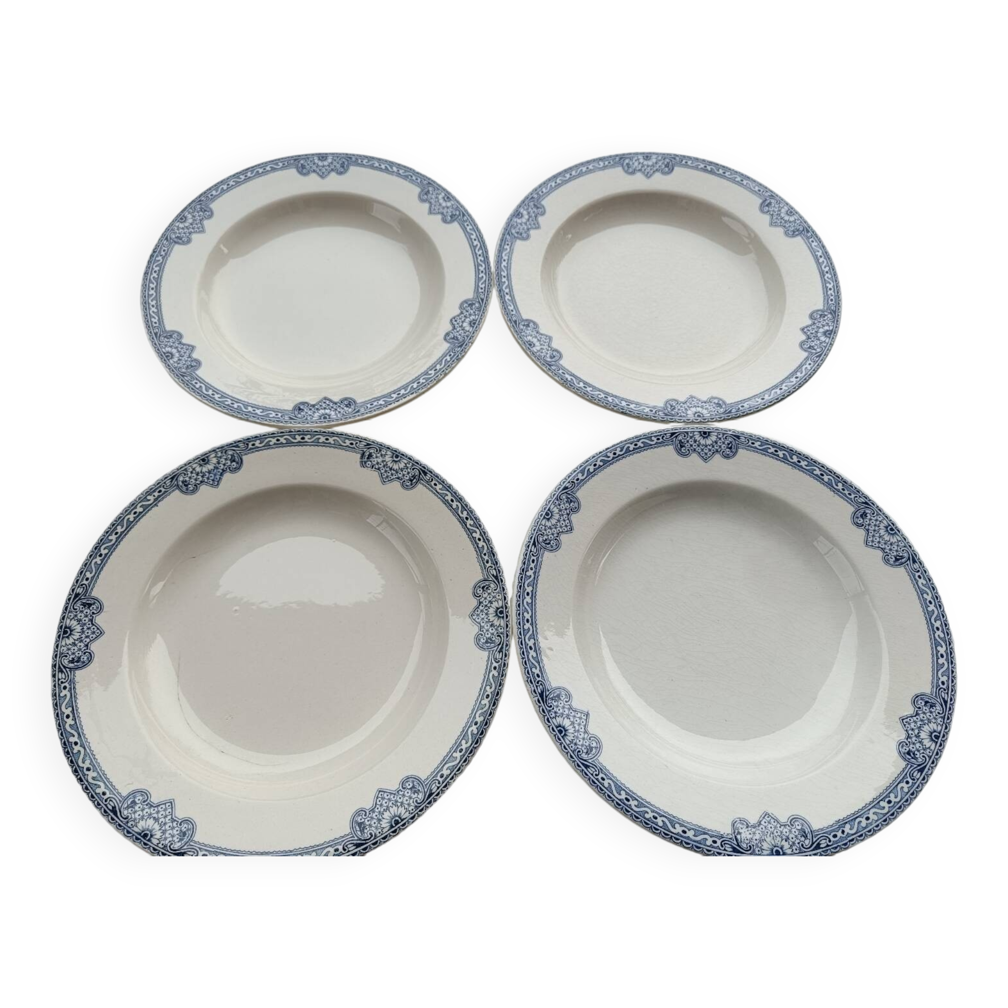 Set of iron earth plates