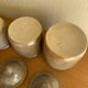 Stoneware kitchen pot signed CR