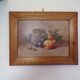 Still life on signed panel