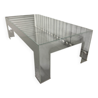 GLAS ITALIA - Atlantis Glass Coffee Table by Lorenzo Arosio 120 cm