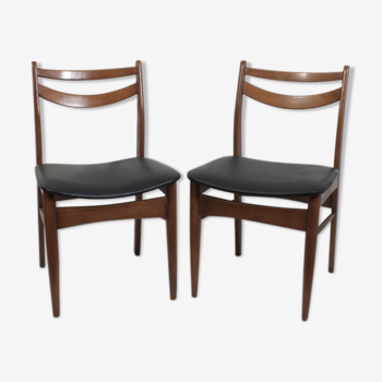 2 chaises scandinave en teck, 1960