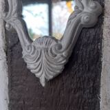 Small patinated baroque mirror