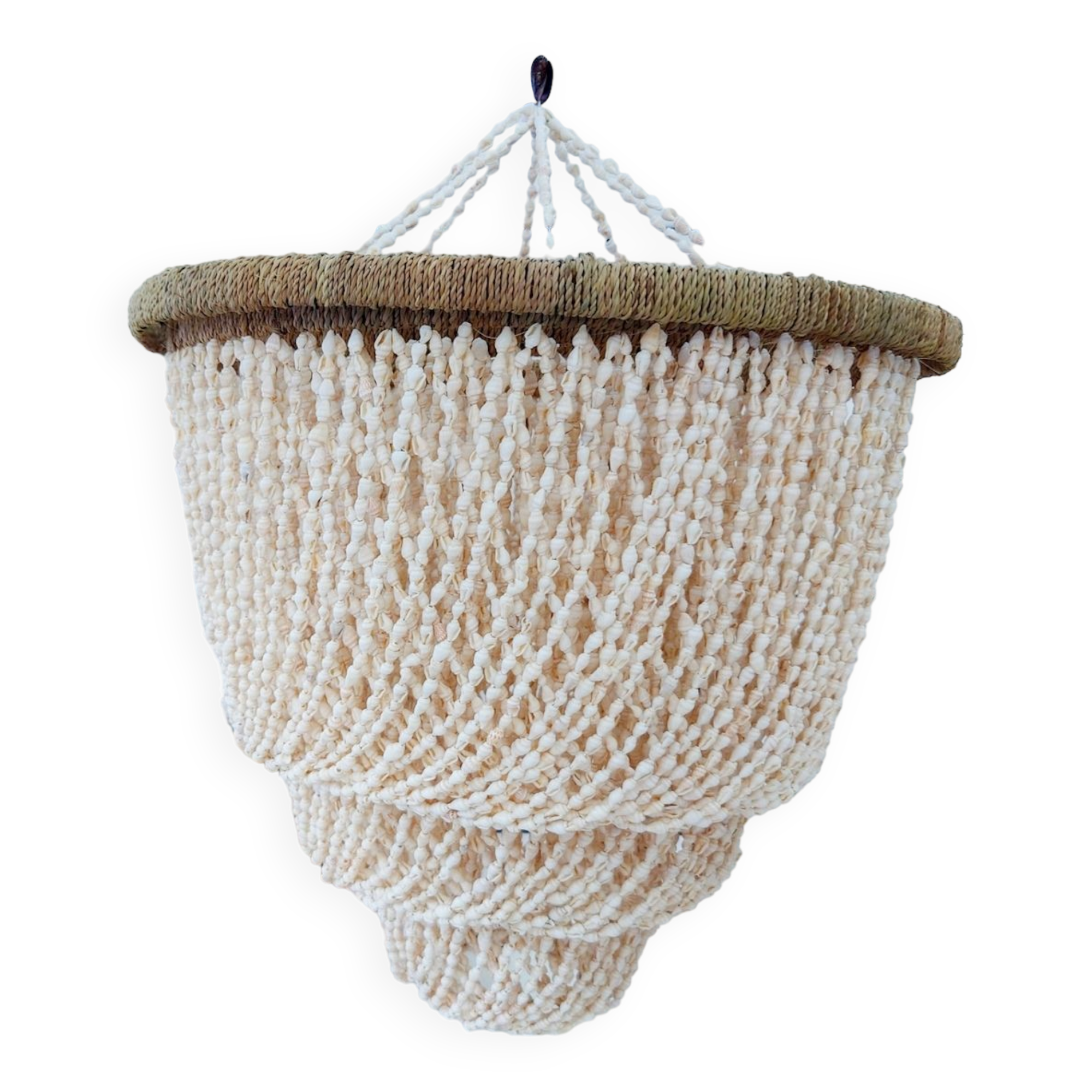 Nora shell pendant light - D50 cm