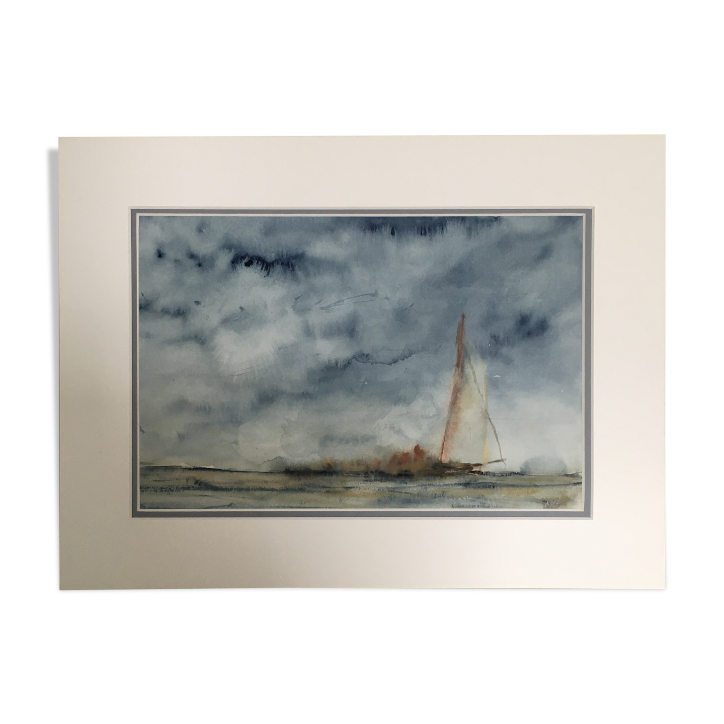 Abstract marinated watercolor