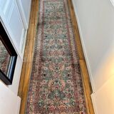Antique Indian runner rug 301x81