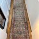 Antique Indian runner rug 301x81