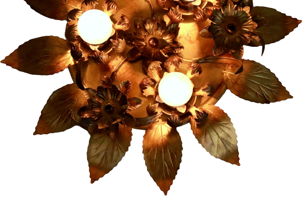 Vintage ceiling lamp ceiling lamp willy daro flower flower lamp