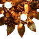 Vintage ceiling lamp ceiling lamp willy daro flower flower lamp