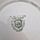 Lot of 8 flat plates in antique English earthenware, fine ware, with patterns.