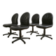 Set of 4 vintage Stratford office chairs.