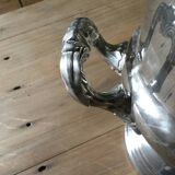 Silver metal champagne bucket