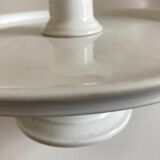 Plate mounted automatically mid-19th dish stand on white earthenware