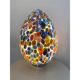 Contemporary Murano Glass Style Venetian Multicolored Millefiori Murrine Table Lamp