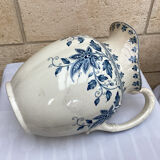 Pitcher Sarreguemines model Burgis late XIXth