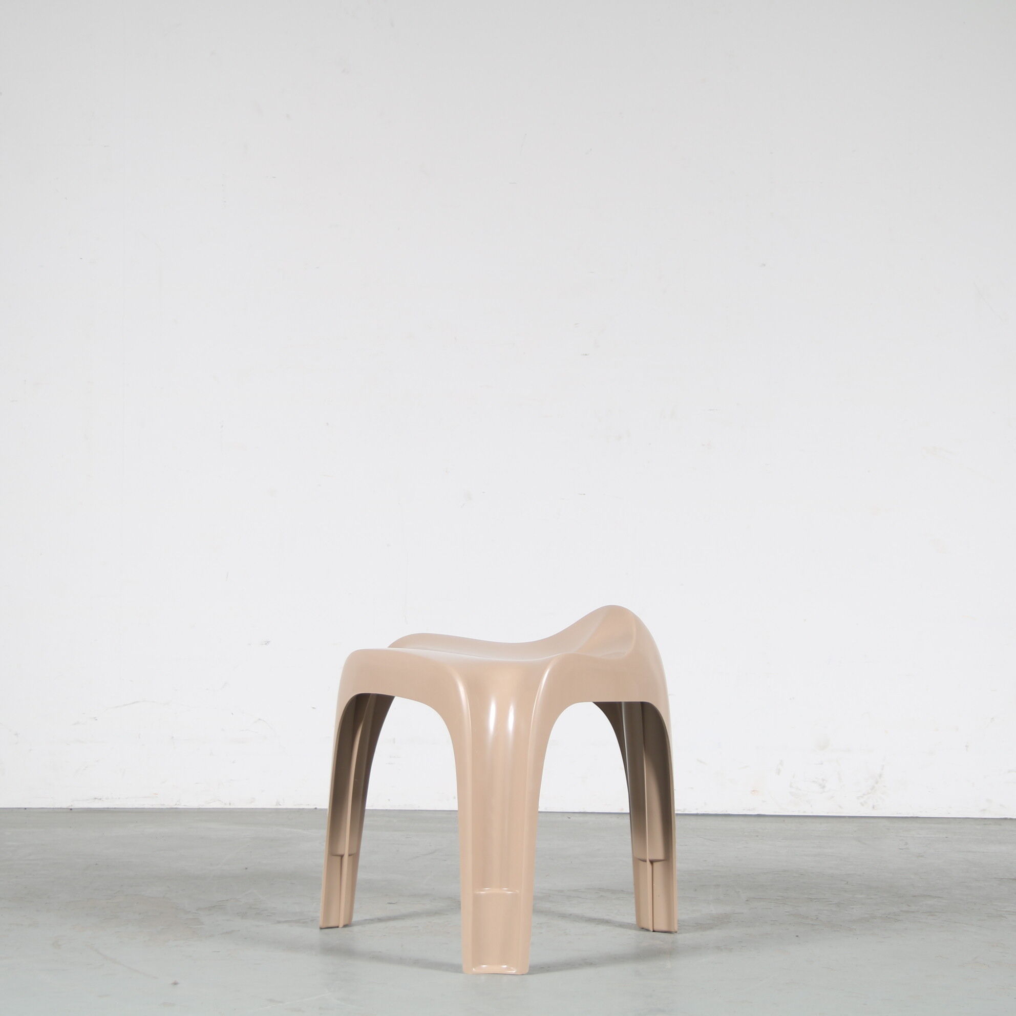 2000s Mocca “Casalino” stool by Alexander Begge for Casala, Germany