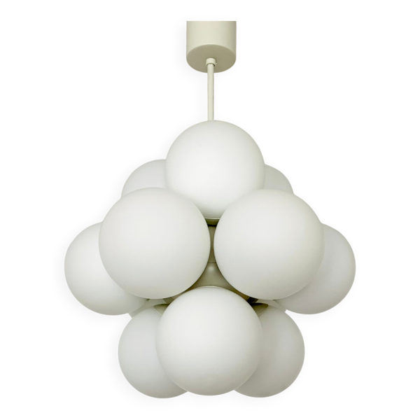 Chandelier Opaline Sputnik par Kaiser Leuchten