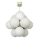 Opaline Sputnik Chandelier by Kaiser Leuchten