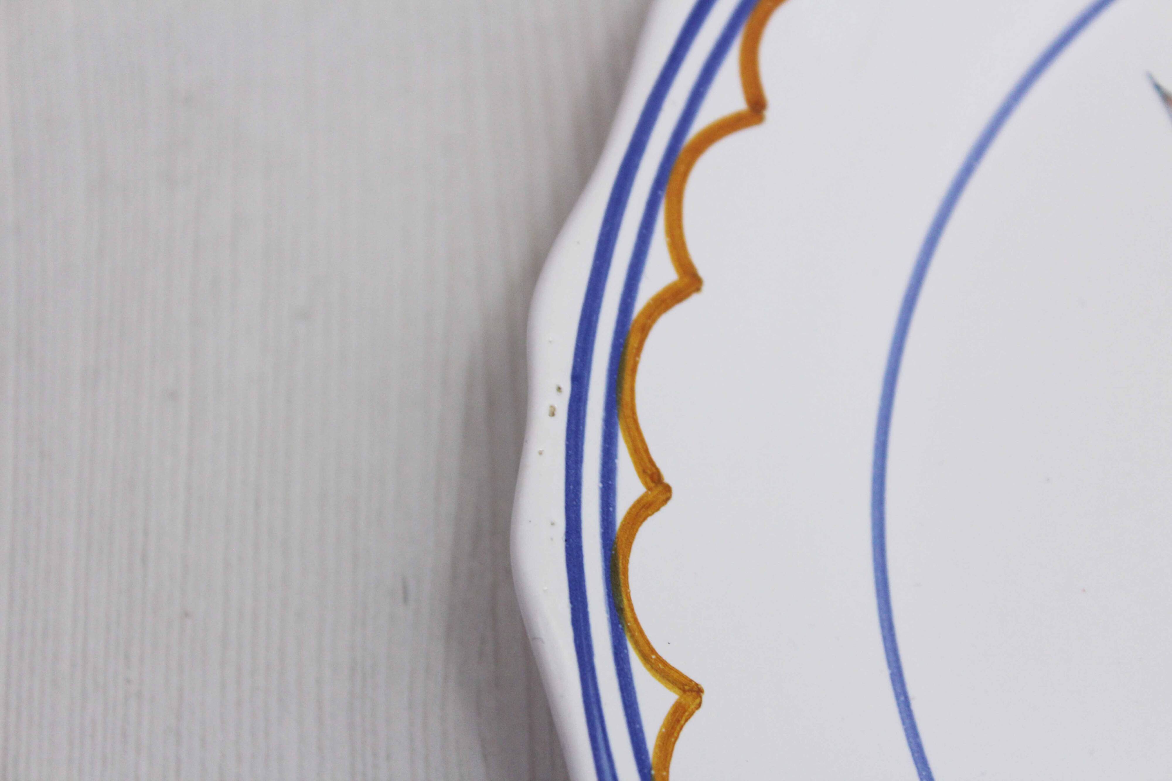 Revolutionary earthenware plate from Nevers